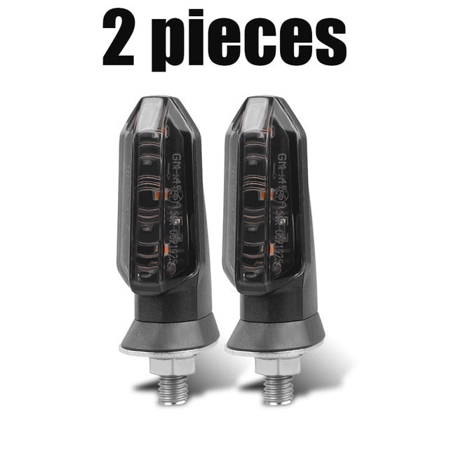 8mm Mini Motorcycle LED Turn Signal Lights Amber Flashing Light Blinker Turn Signal lamp 12V Moto Indicator Lamp Accessories